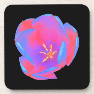 Fluorescent Tulip Cork Onderzetter