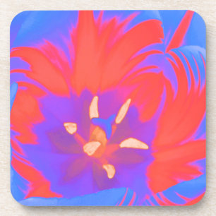Fluorescent Tulip Cork Onderzetter