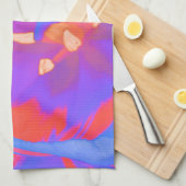 Fluorescent Tulip Kitchen Towel Theedoek (Quarter Fold)
