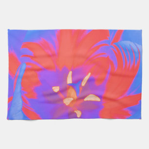 Fluorescent Tulip Kitchen Towel Theedoek
