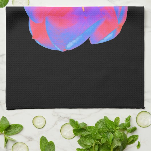 Fluorescent Tulip Kitchen Towel Theedoek (Gevouwen)