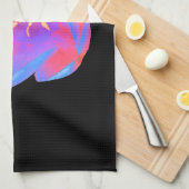 Fluorescent Tulip Kitchen Towel Theedoek (Quarter Fold)