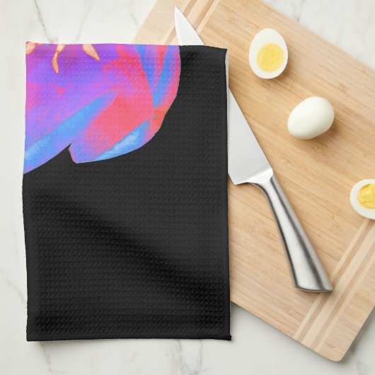Fluorescent Tulip Kitchen Towel Theedoek (Quarter Fold)