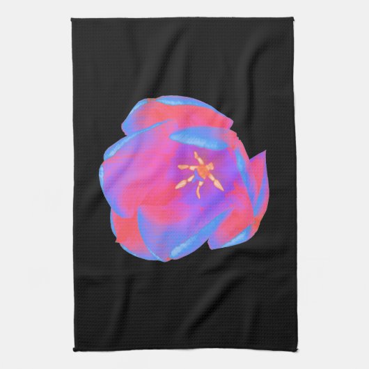 Fluorescent Tulip Kitchen Towel Theedoek (Verticaal)