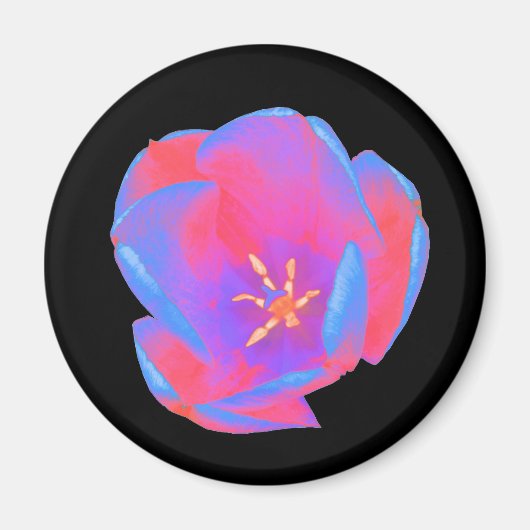 Fluorescent Tulip Magnet (Voorkant)