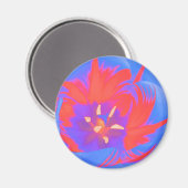 Fluorescent Tulip Magnet (Voorkant / Achterkant)