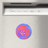 Fluorescent Tulip Magnet (Insitu (Vaatwasser))