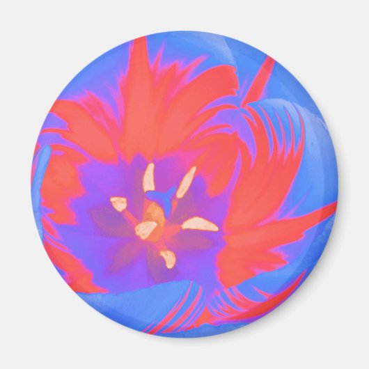 Fluorescent Tulip Magnet (Voorkant)