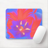 Fluorescent Tulip Mousepad Muismat (Met muis)