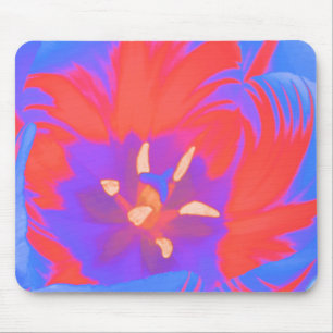 Fluorescent Tulip Mousepad Muismat