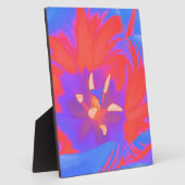 Fluorescent Tulip Plaque Fotoplaat (Zijkant)