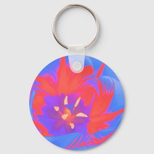 Fluorescent Tulip Sleutelhanger (Voorkant)