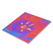 Fluorescent Tulip Tile Tegeltje (Zijkant)
