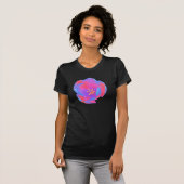 Fluorescent Tulp Dames T Shirt (Voorkant volledig)