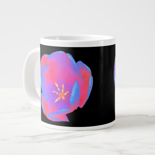 Fluorescent Tulp-Mok Grote Koffiekop (Links)