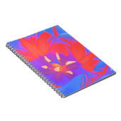 Fluorescent Tulp Notitieboek (Rechterzijde)