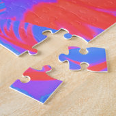Fluorescent Tulp Puzzle Legpuzzel (Zijkant)