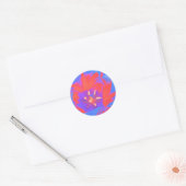 Fluorescent Tulp Sticker (Envelop)