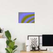 Fluorescent Wolken Poster (Thuiskantoor)