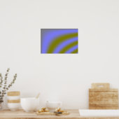 Fluorescent Wolken Poster (Keuken)