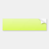 Fluorescent Yellow Gradient Bumpersticker (Voorkant)