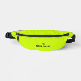 Fluorescent Yellow "Ik ben Fluorescent" Festival Heuptasje