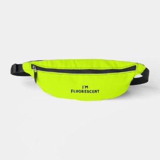 Fluorescent Yellow "Ik ben Fluorescent" Festival Heuptasje