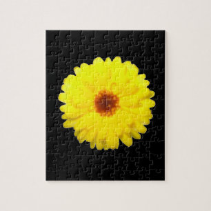 Fluorescent Yellow Marigold Puzzle Legpuzzel