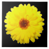 Fluorescent Yellow Marigold Tile Tegeltje (Voorkant)