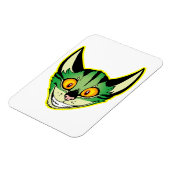 Fluorescente Cartoon Cat Flexible Magnet Magneet (Linkerzijde)