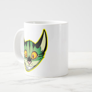 Fluorescente Cartoon Cat Jumbo Mok