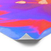 Fluorescente Tulp Poster (Hoek)