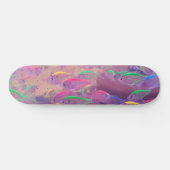Fluorescente vis in het zee persoonlijk skateboard (Horizontaal)