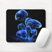 Fluorescentie (2009) Blue Mousepad Muismat (Met muis)