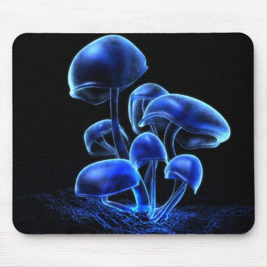 Fluorescentie (2009) Blue Mousepad Muismat (Voorkant)