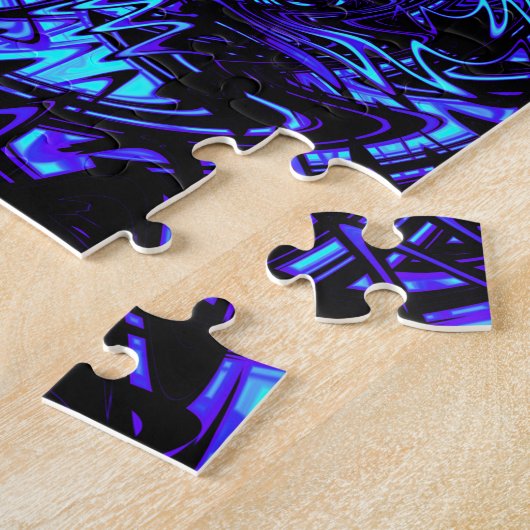 Fluorescentie Puzzle Legpuzzel (Zijkant)