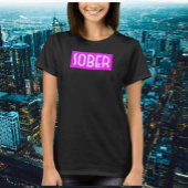 Fluorescentie soberheid t-shirt