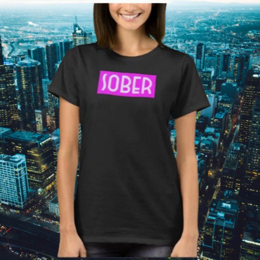 Fluorescentie soberheid t-shirt