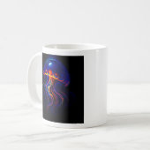 Fluorescentiemeditie Marine Koffiemok (Voorkant links)