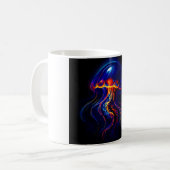 Fluorescentiemeditie Marine Koffiemok (Voorkant links)