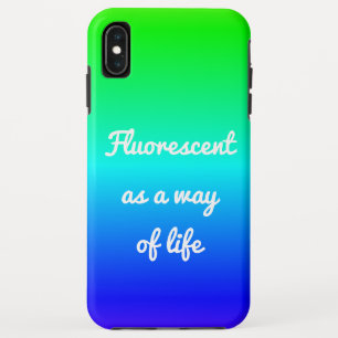 Fluorescerend als een levensstijl ongebruikelijke Case-Mate iPhone case