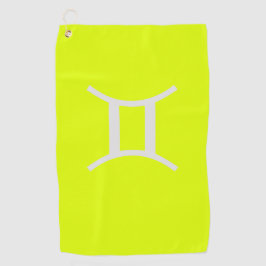 fluorescerend geel - Gemini golfhanddoek