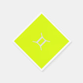 fluorescerend geel - Gemini Servet (Hoek)