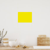 Fluorescerend Geel Poster (Keuken)