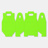 fluorescerend groen - blanco bedankdoosjes (Ongevouwen)