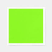 fluorescerend groen -blank  servet (Voorkant)
