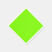 fluorescerend groen -blank  servet (Hoek)