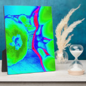 fluorescerend groen fotoplaat (Zijkant)