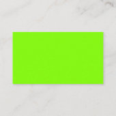 fluorescerend groen-gele gradiënt visitekaartje (Achterkant)