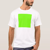 Fluorescerend groen t-shirt (Voorkant)